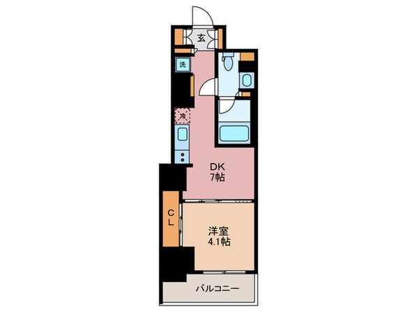 ドゥーエ横濱鶴見の物件間取画像